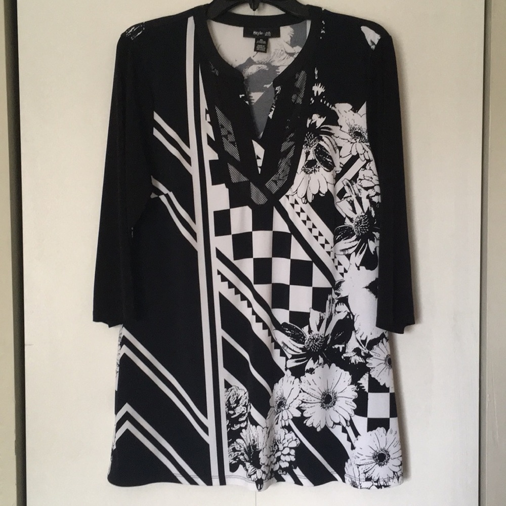 Black & White Tunic
